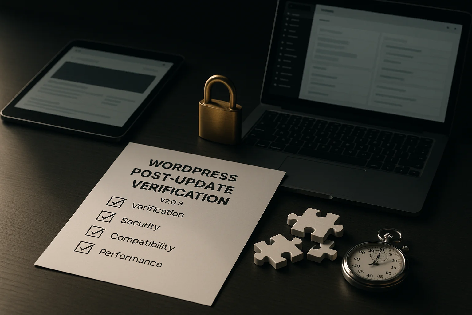 WordPress 7.0.3 : contrôles essentiels après mise à jour